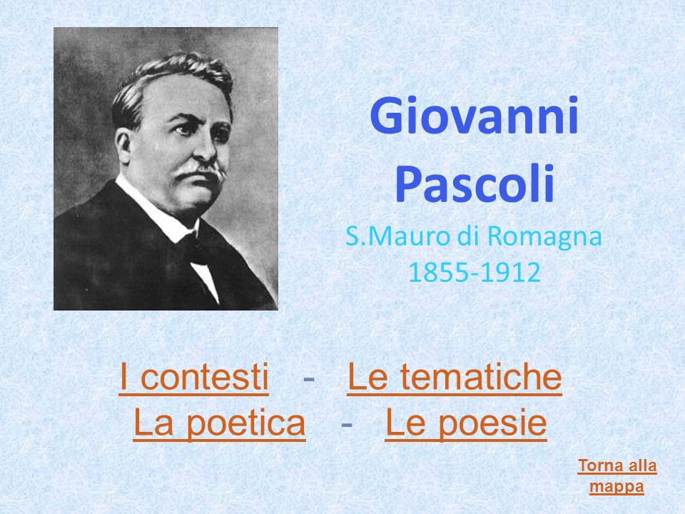 Giovanni Pascoli S.Mauro di Romagna