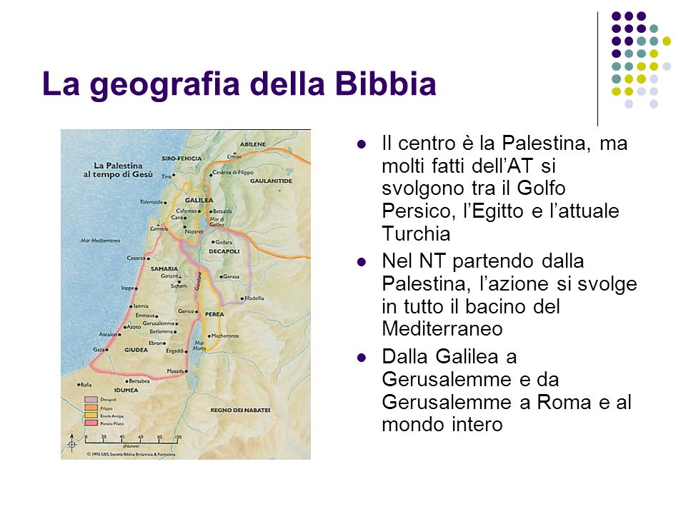 La geografia della Bibbia