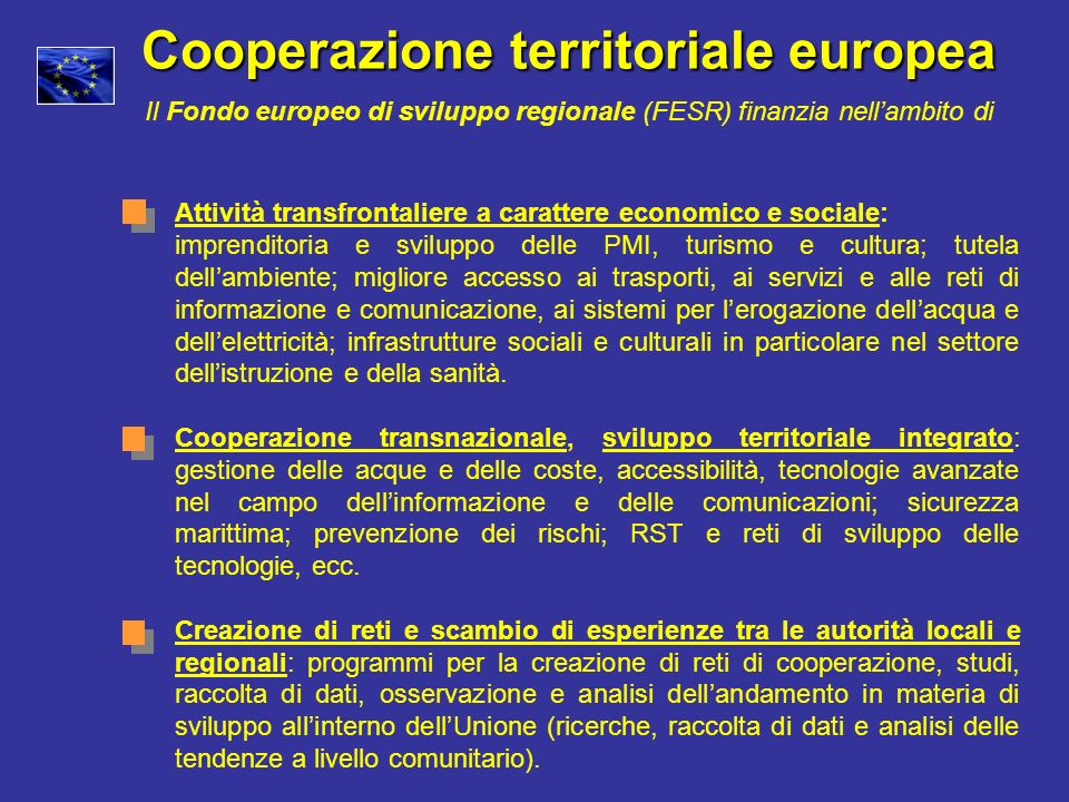 Cooperazione territoriale europea
