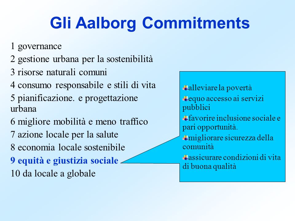 Gli Aalborg Commitments