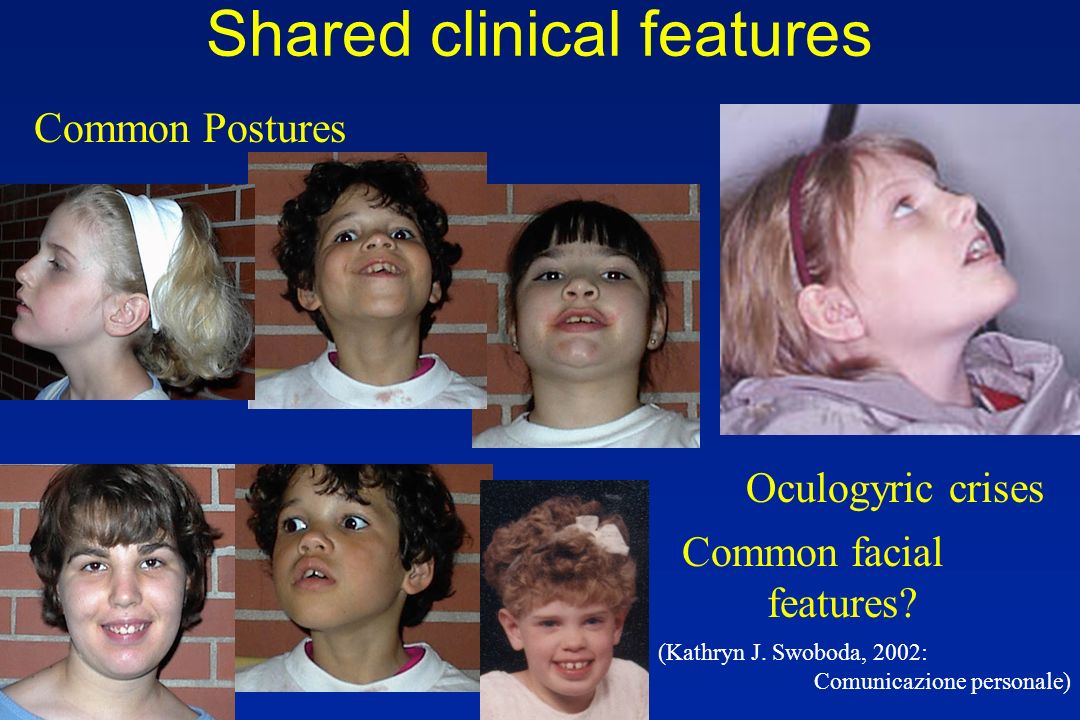Shared clinical features