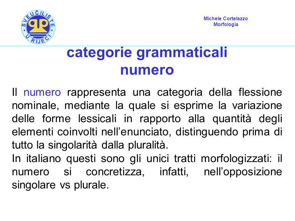 categorie grammaticali