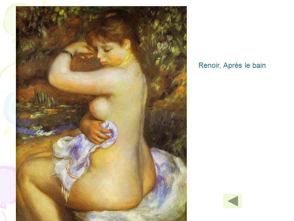 Renoir, Après le bain