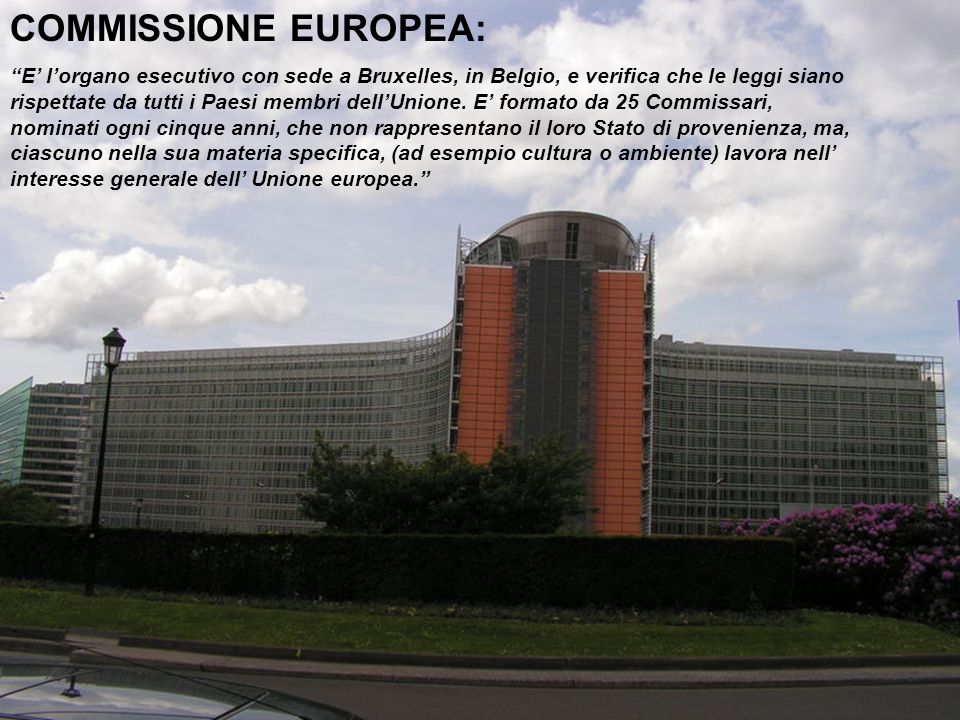 COMMISSIONE EUROPEA: