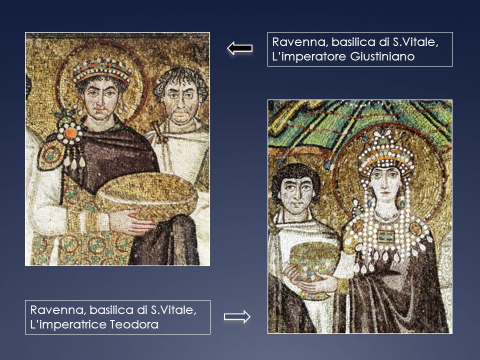 Ravenna, basilica di S.Vitale, L’imperatore Giustiniano