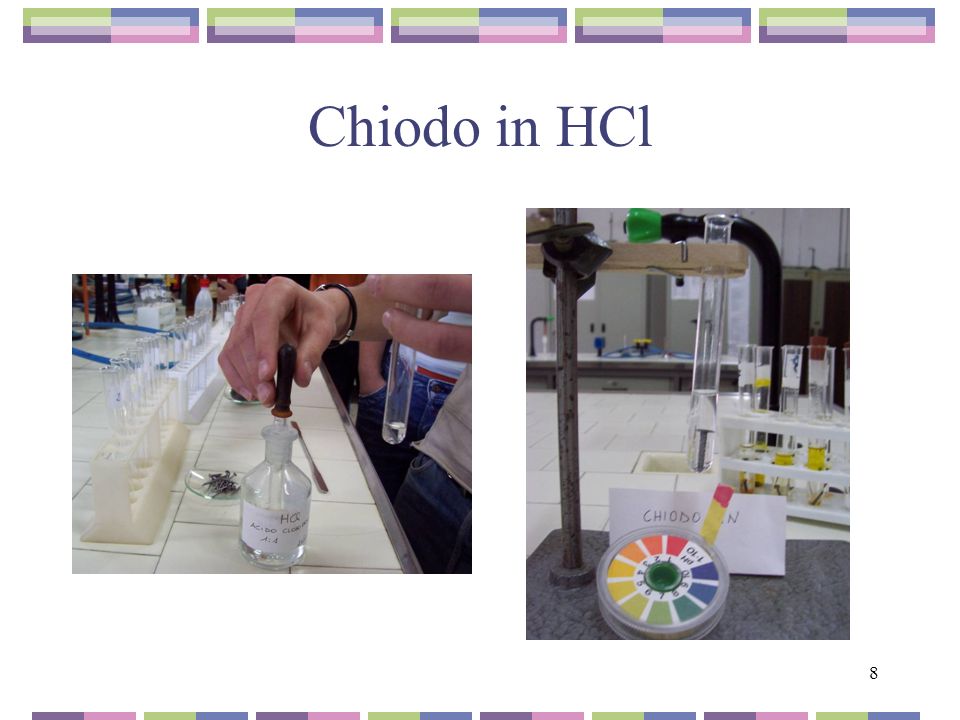 Chiodo in HCl