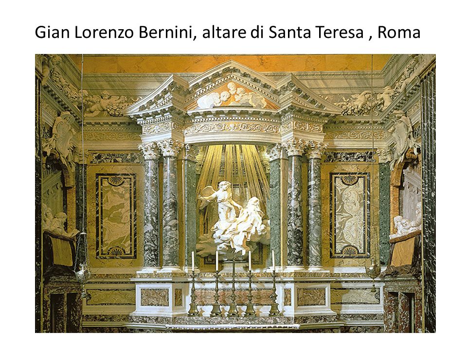 Gian Lorenzo Bernini, altare di Santa Teresa , Roma