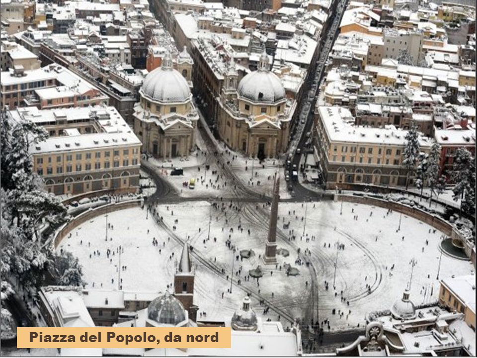 Piazza del Popolo, da nord