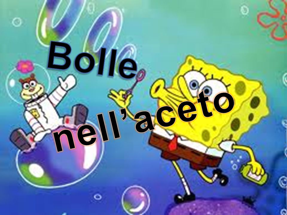 Bolle nell’aceto