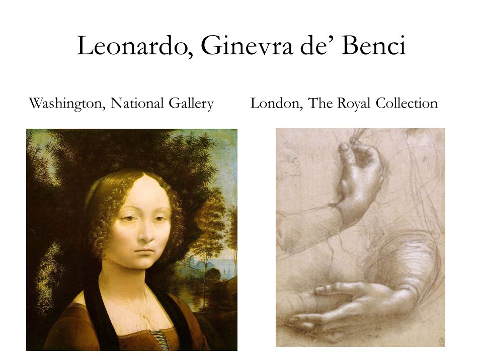Leonardo, Ginevra de’ Benci