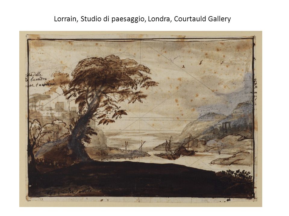 Lorrain, Studio di paesaggio, Londra, Courtauld Gallery