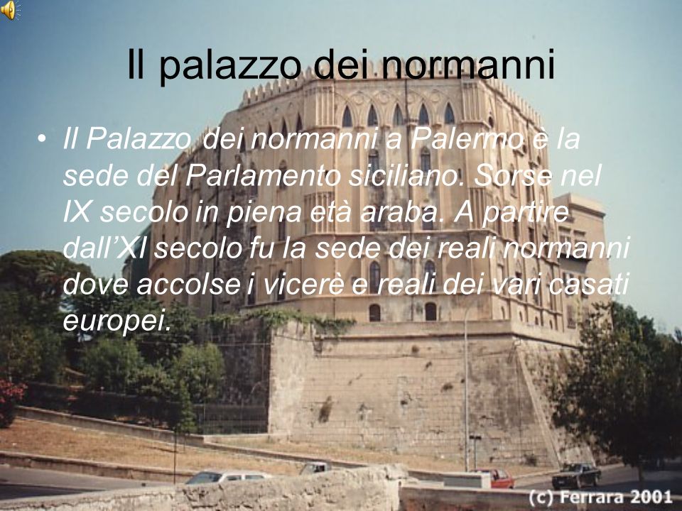 Il palazzo dei normanni