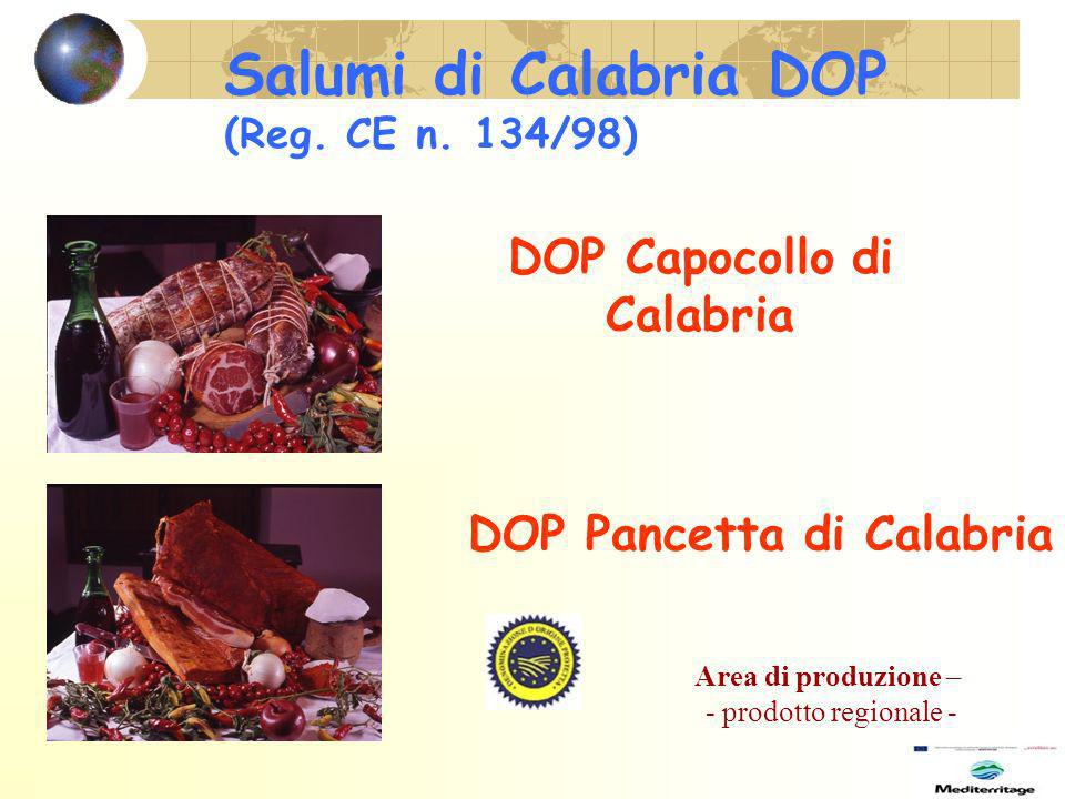 Salumi di Calabria DOP (Reg. CE n. 134/98)