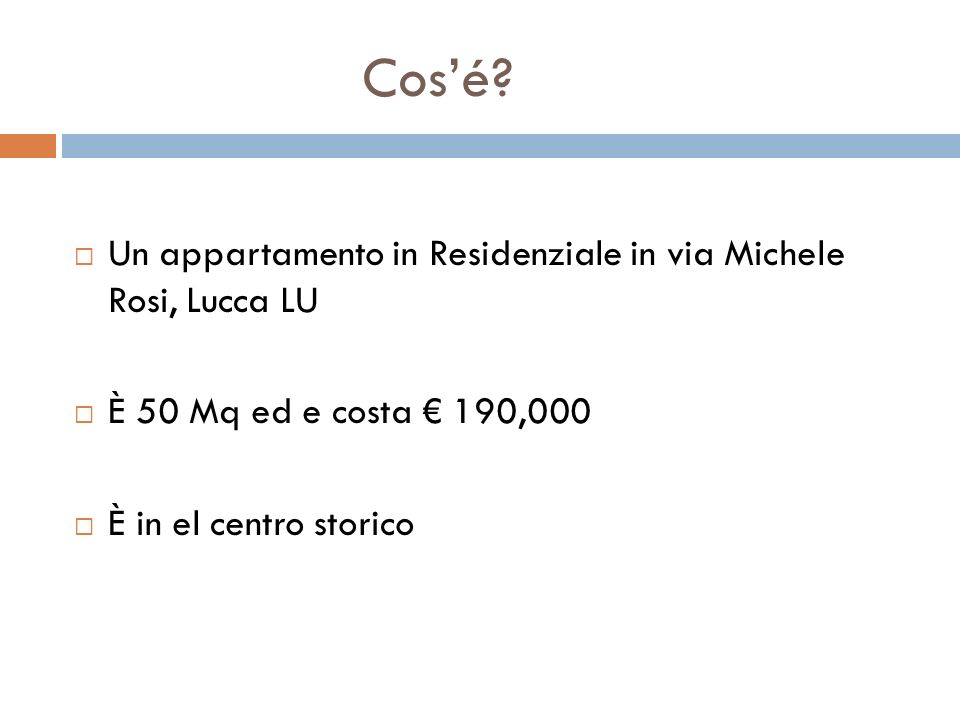 Cos’é Un appartamento in Residenziale in via Michele Rosi, Lucca LU