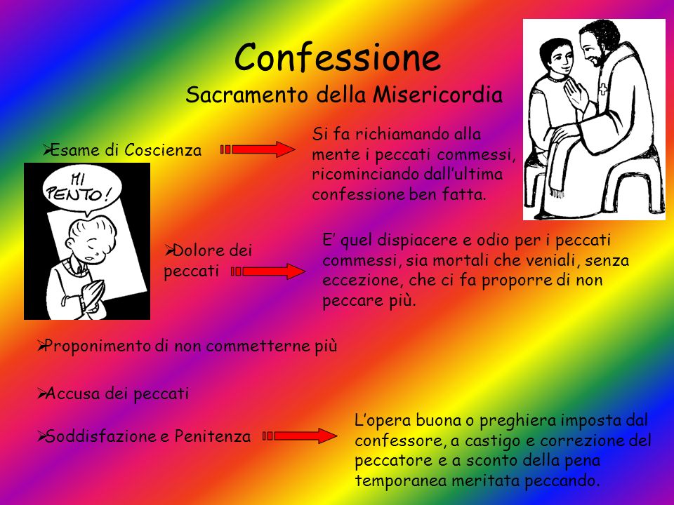 Confessione Sacramento della Misericordia