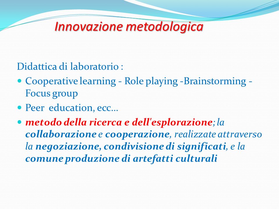 Innovazione metodologica