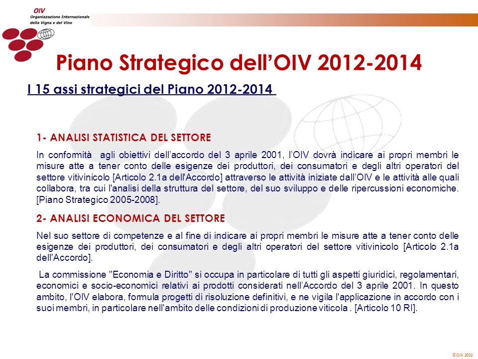 Piano Strategico dell’OIV