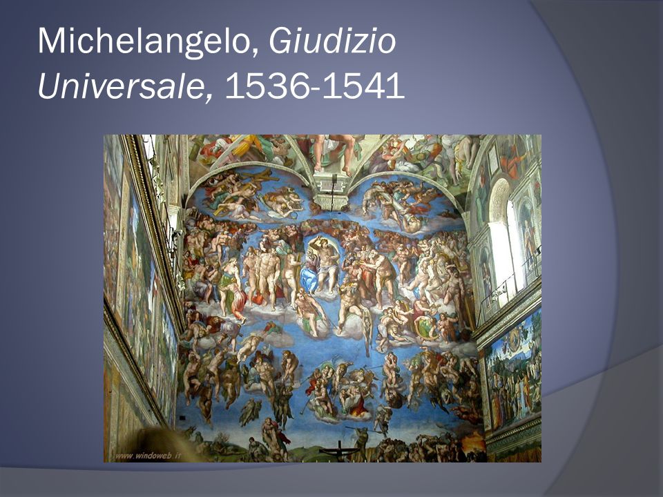Michelangelo, Giudizio Universale,