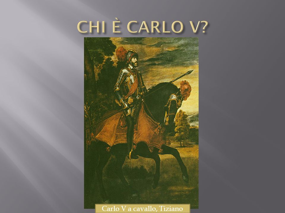 Carlo V a cavallo, Tiziano