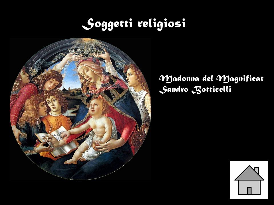 Soggetti religiosi Madonna del Magnificat Sandro Botticelli