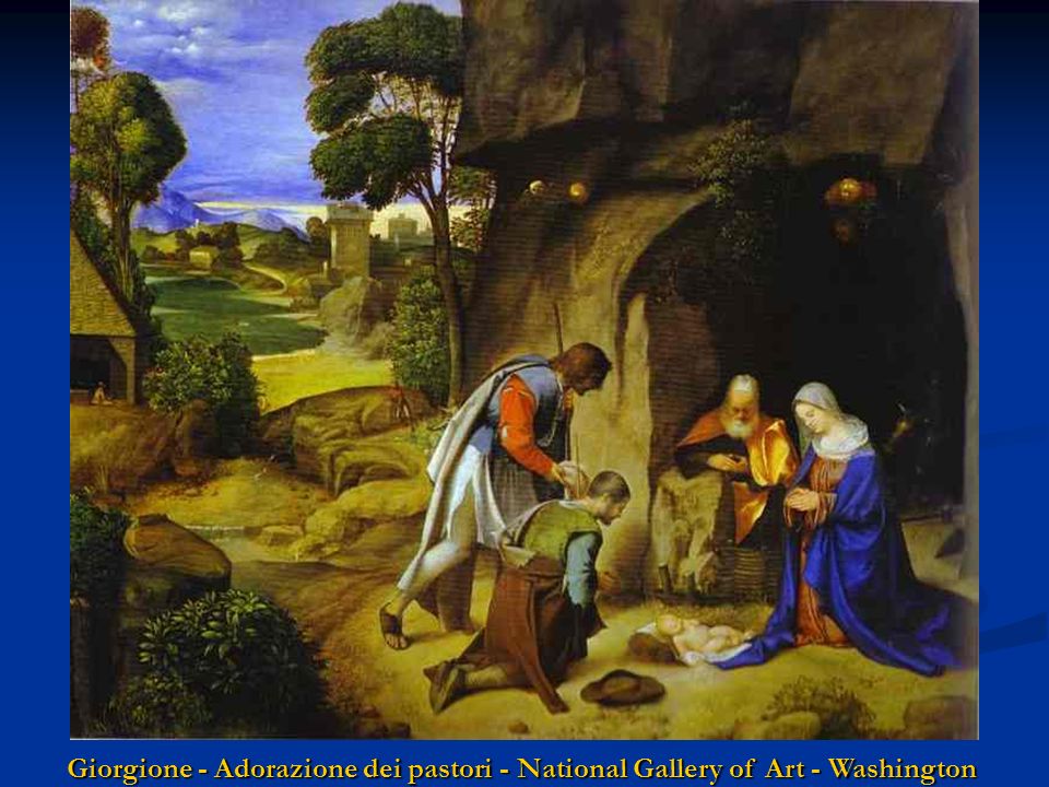 Giorgione - Adorazione dei pastori - National Gallery of Art - Washington