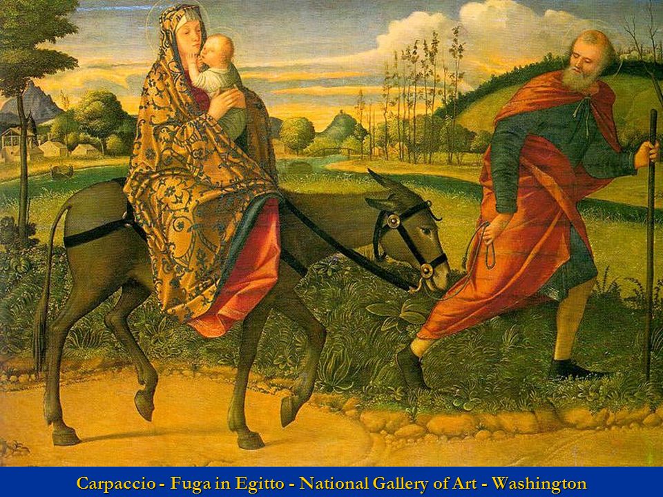 Carpaccio - Fuga in Egitto - National Gallery of Art - Washington