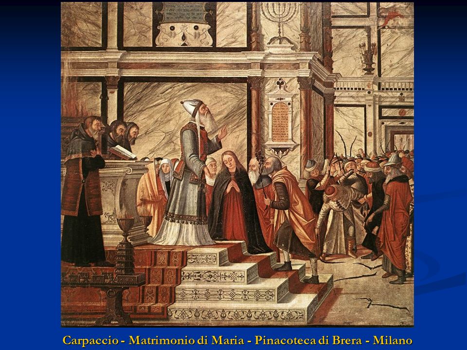 Carpaccio - Matrimonio di Maria - Pinacoteca di Brera - Milano
