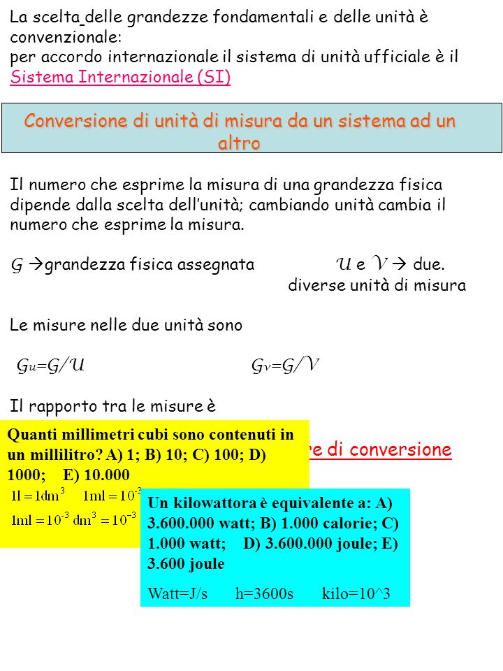 Corso Di Fisica Introduzione Al Linguaggio Della Fisica Ppt Scaricare 9599