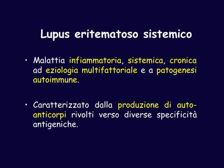 Lupus eritematoso sistemico