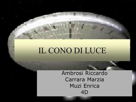 Ambrosi Riccardo Carrara Marzia Muzi Enrica 4D