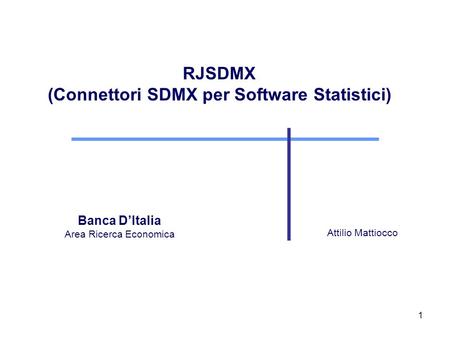 (Connettori SDMX per Software Statistici)