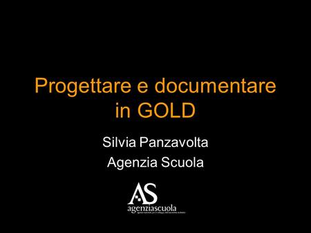 Progettare e documentare in GOLD