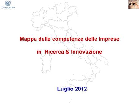 Mappa delle competenze delle imprese in Ricerca & Innovazione