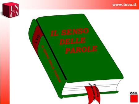 IL SENSO DELLE PAROLE  I Vol. IL SENSO DELLE PAROLE