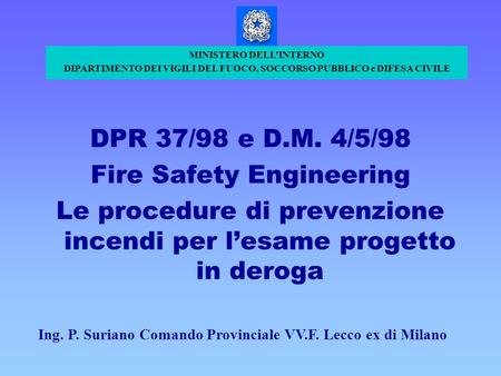 Fire Safety Engineering