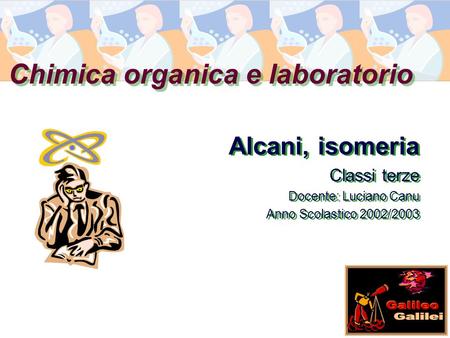 Chimica organica e laboratorio