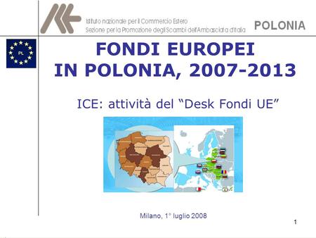 FONDI EUROPEI IN POLONIA,