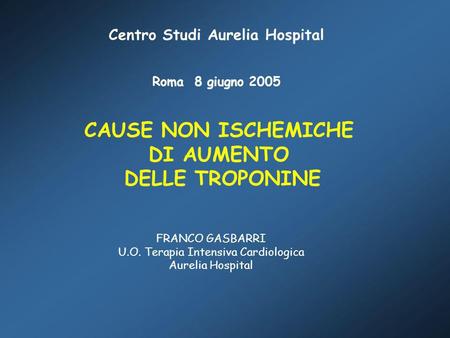 Centro Studi Aurelia Hospital