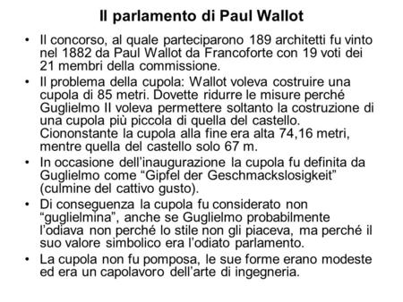 Il parlamento di Paul Wallot