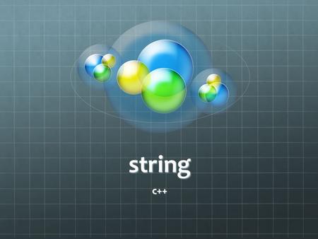 String c++.