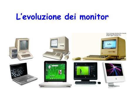 L’evoluzione dei monitor