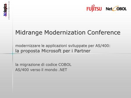 la migrazione di codice COBOL AS/400 verso il mondo .NET