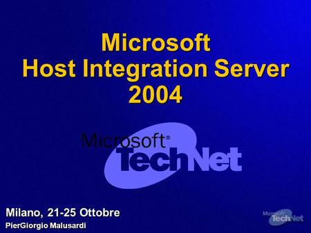 Microsoft Host Integration Server 2004