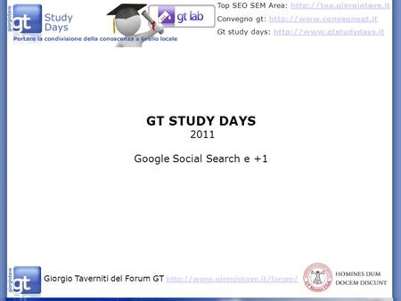 Google Social Search e +1