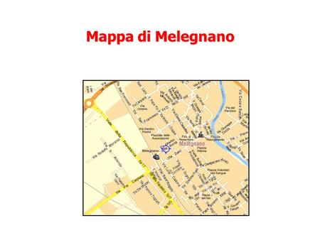 Mappa di Melegnano.