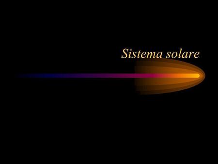Sistema solare.