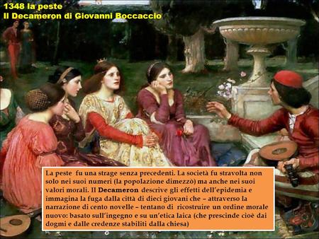 Il Decameron di Giovanni Boccaccio