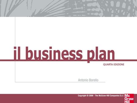 introduzione Business plan…
