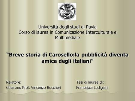 “Breve storia di Carosello:la pubblicità diventa amica degli italiani”