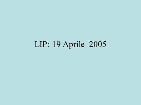 LIP: 19 Aprile 2005. Contenuto Soluzione Compitino Tipo di dato MultiSet, estensione con sottoclasse.